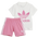 adidas Originals Shorts and T-Shirt Set - Girls' Toddler Pink/White