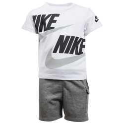 Boys' Toddler - Nike HBR Cargo Short Set  - Grey/Black