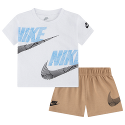 Boys' Preschool - Nike NSW ITZ Relaxed Jersey and Short Set  - Hemp