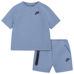 Boys' Toddler - Nike Tech Fleece T-Shirt Set - Blue/Black