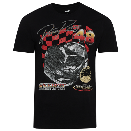 Puma Mens  Street Race Car T-shirt In  Black/multi
