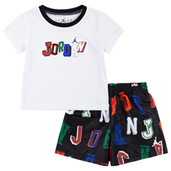 Boys' Preschool - Jordan Court Legends Shorts Set - Black/Multi