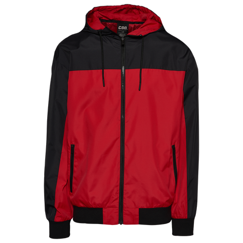 

CSG Mens CSG Omega Jacket - Mens Red/Black Size S