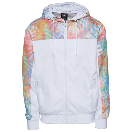 

CSG Mens CSG Omega Jacket - Mens White/Blue Size XXL