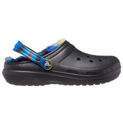 Girls' Preschool - Crocs Classic Lined Clogs - Black/Multi