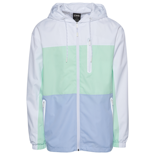 

CSG Mens CSG Starboard Jacket - Mens White/Mint Size L