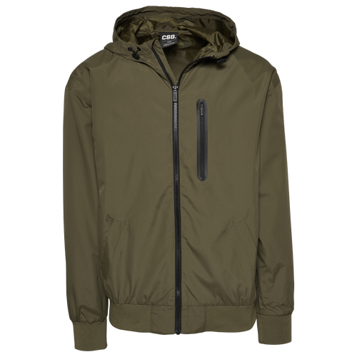 

CSG Mens CSG Collision Wind Jacket - Mens Olive/Olive Size XL