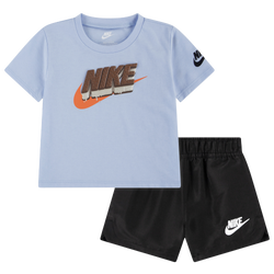 Boys' Infant - Nike Ice Cream Short Set - Grey/Black