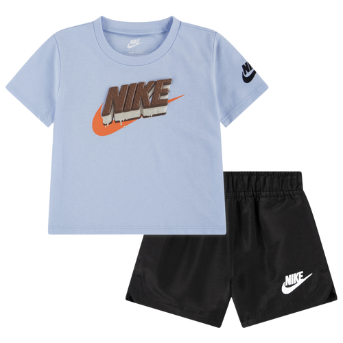 Boys Infant Nike Ice Cream Short Set - Boys' Infant Black/Grey Size 24MO