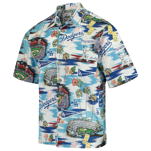 

Reyn Spooner Mens Los Angeles Dodgers Reyn Spooner Dodgers Button Up Shirt - Mens Blue Size S