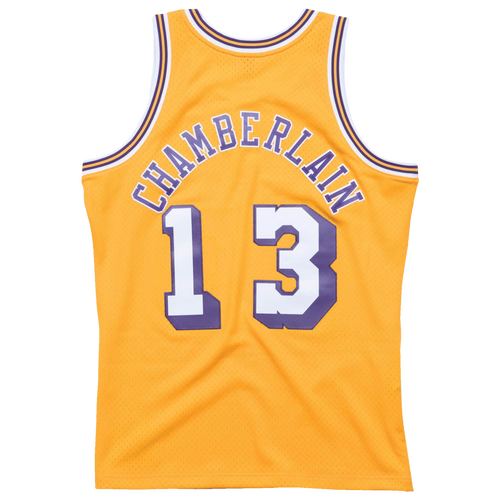 

Mitchell & Ness Mens Wilt Chamberlain Mitchell & Ness Lakers '71 Swingman Jersey - Mens Purple/Gold Size S