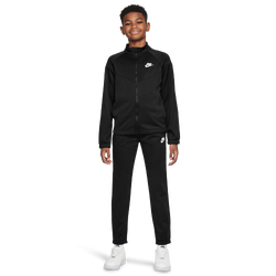 Boys' Grade School - Nike Dri-FIT Full-Zip Tracksuit  - Black/Black