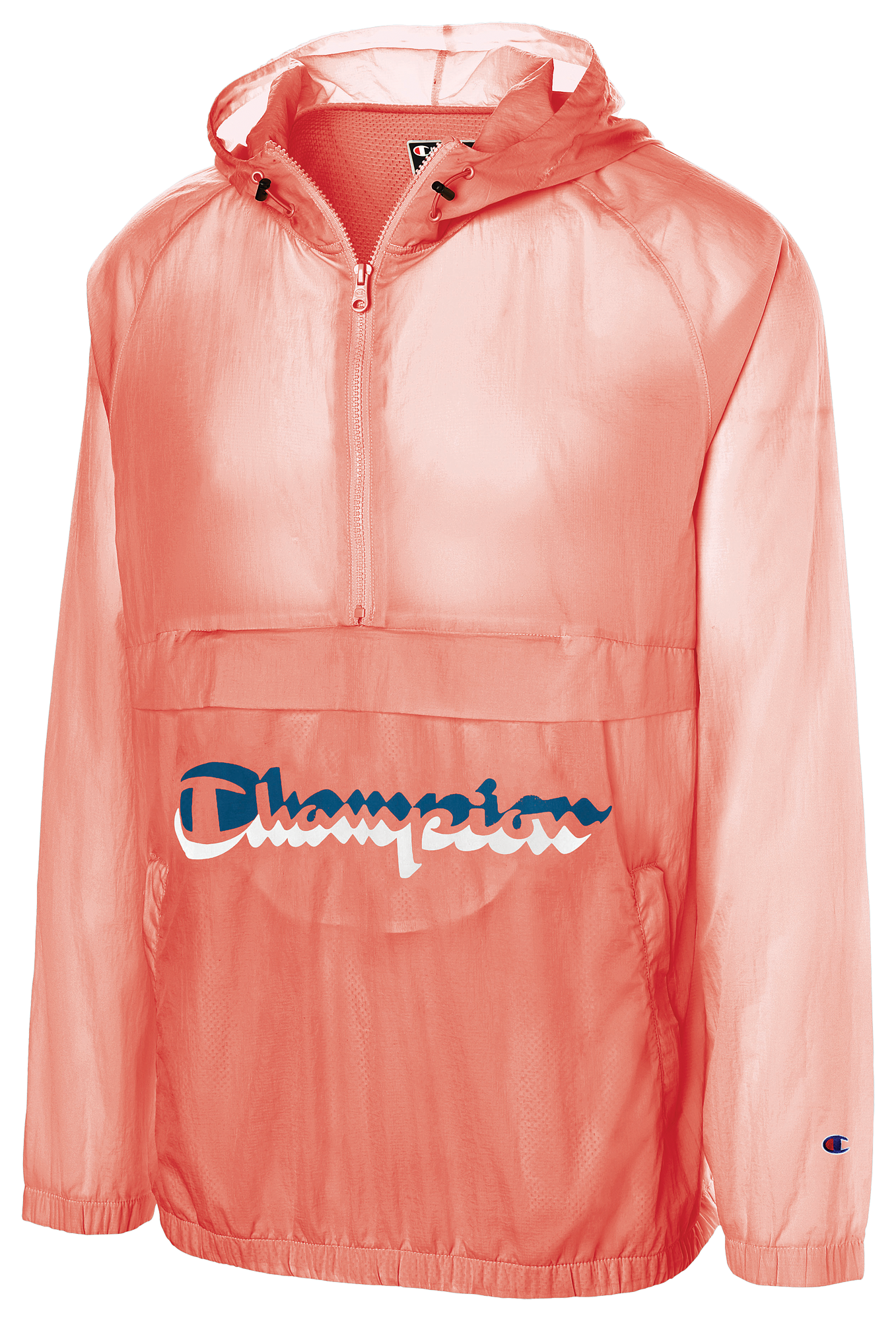 peach and blue nike windbreaker