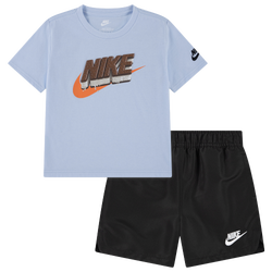 Boys' Preschool - Nike Ice Cream Short Set - Grey/Black