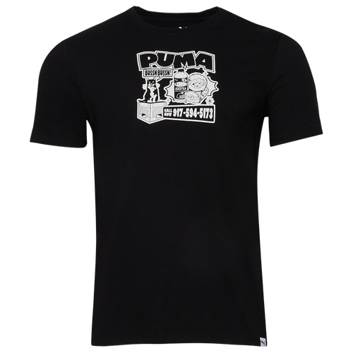 

PUMA Mens PUMA Deli T-Shirt - Mens Black/White Size XL
