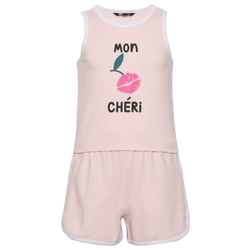 Girls' Grade School - LCKR Tank and Shorts Set  - Egret