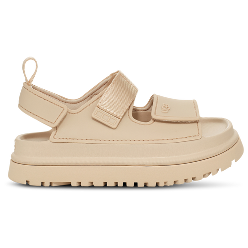 

Girls UGG UGG Golden Glow Sandals - Girls' Grade School Shoe Beige/Beige Size 06.0