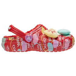 Girls' Preschool - Crocs Lined Sweethearts - Red/Multi