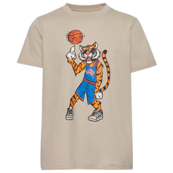 Boys' Grade School - LCKR Trix The Hoopin' Tiger Graphic T-Shirt  - Silver/Multi