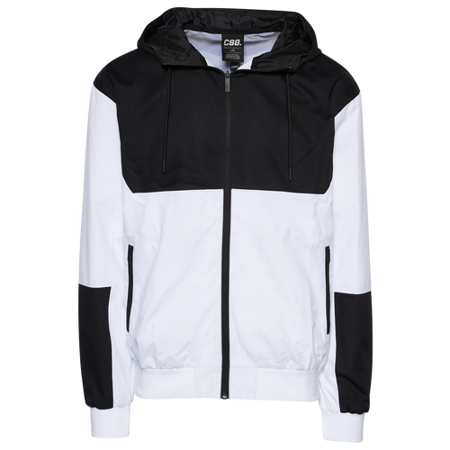 

CSG Mens CSG Tango Wind Jacket - Mens Black/White Size L