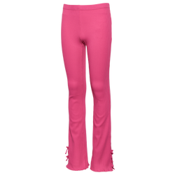 Girls' Grade School - LCKR Ribbed Flare Bottoms  - Pink