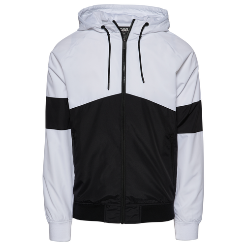 Csg Mens  Parker Wind Jacket In White