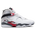 Jordan Retro 8  - Boys' Grade School White/Black/True Red