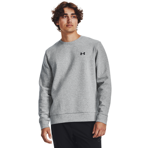 

Under Armour Mens Under Armour Unstoppable Fleece Crew - Mens Mod Gray/ Black Size XXL