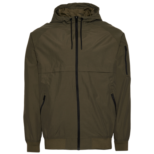 Csg Mens  City Wind Jacket In Olive