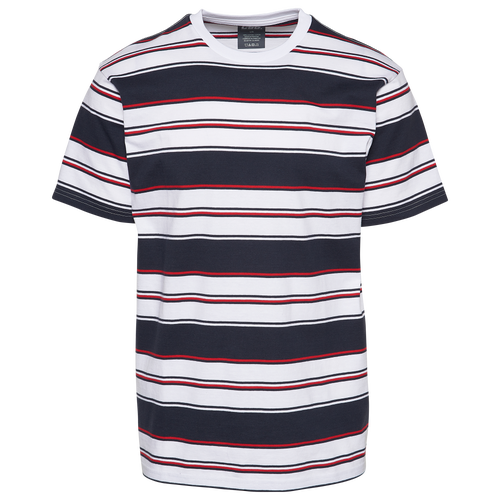 

CSG Mens CSG Twin Stripe T-Shirt - Mens Navy/White Size 3XL