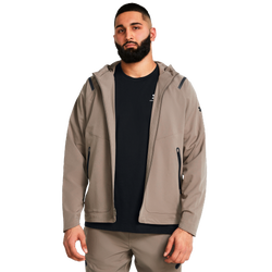 Men's - Under Armour Unstoppable Full-Zip Jacket - Taupe Dusk/Black