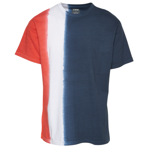 

CSG Mens CSG Ombre T-Shirt - Mens Red/White Size S