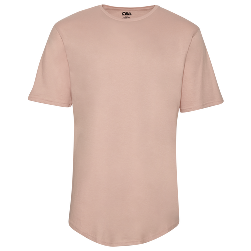 

CSG Curve Hem T-Shirt - Mens Pink Size M