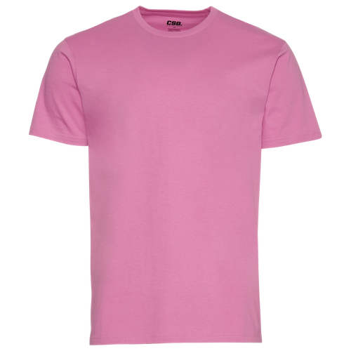 

CSG Mens CSG Basic T-Shirt - Mens Pink Size S