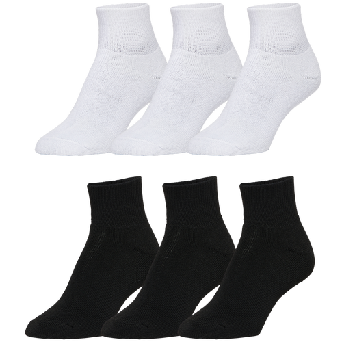 

Boys SofSole SofSole Comfort Quarter 6-Pack - Boys' Grade School White/Black Size S