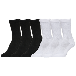 Boys' Grade School - SofSole Comfort Crew 6pk - White/Black