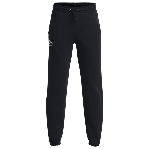 

Boys Under Armour Under Armour Essential Fleece Joggers - Boys' Grade School White/Black Size XS