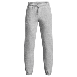 Boys' Grade School - Under Armour Essential Fleece Joggers - Mod Gray/White