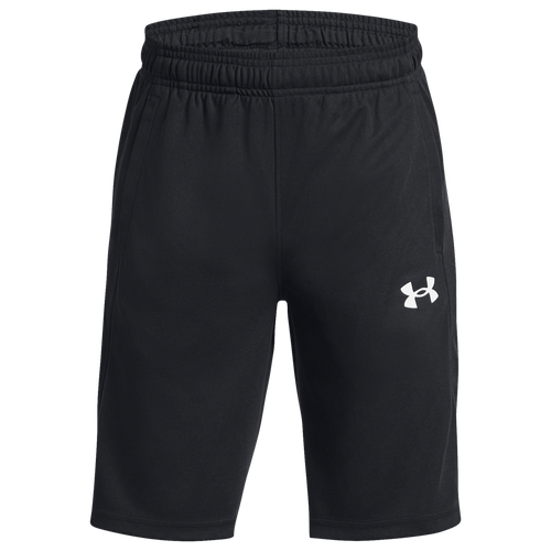 

Boys Under Armour Under Armour Baseline Shorts - Boys' Grade School White/Black Size L
