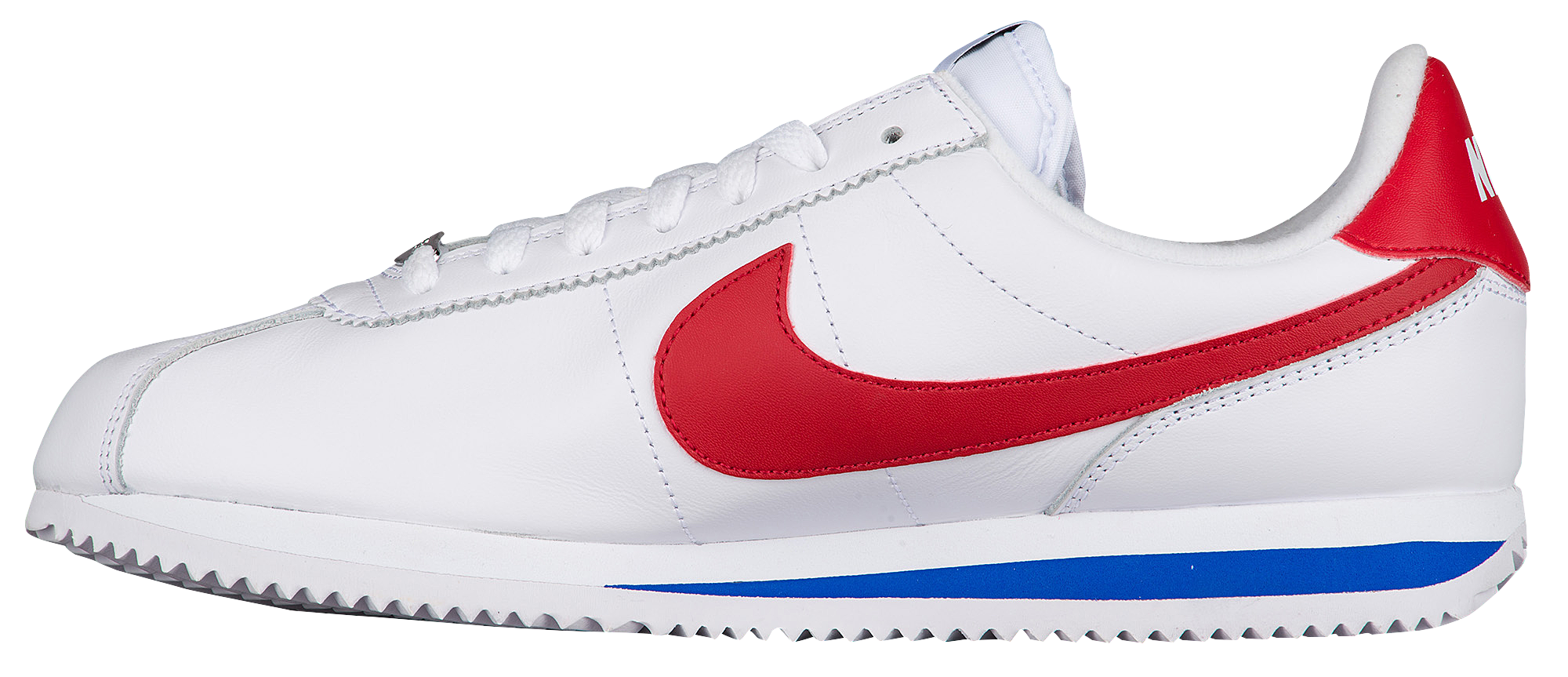 pink and blue nike cortez
