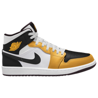 Jordan 1 mid hot sale yellow toe