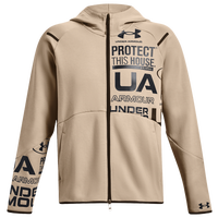 Under Armor A23 Gray UA Unstoppable Fleece Full Zip Hoodie – Hollywood Uomo