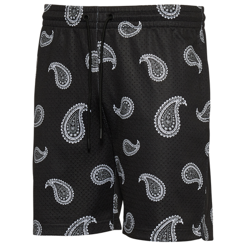 

CSG Mens CSG Paisley Practice Shorts - Mens Black/White Size XL