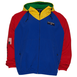 Men's - Polo Ralph Lauren Nylon Windbreaker - Blue/Multi