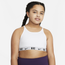 Nike Trophy Bra - Girls' Grade School White/White/Black
