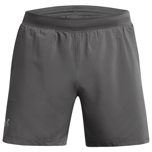

Under Armour Mens Under Armour Launch 6" Shorts - Mens Grey/Grey Size XL