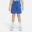 Nike NSW Tech Fleece Shorts - Boys' Grade School Blue/Tan