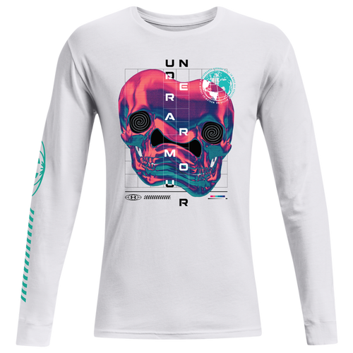Under Armour Warp Skull Long Sleeve T-Shirt | Champs Sports