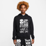 Nike HBR Fleece Tech Pullover Hoodie - Men's Black/White