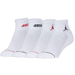 Boys' Grade School - Jordan 6 Pack Ankle Socks  - White